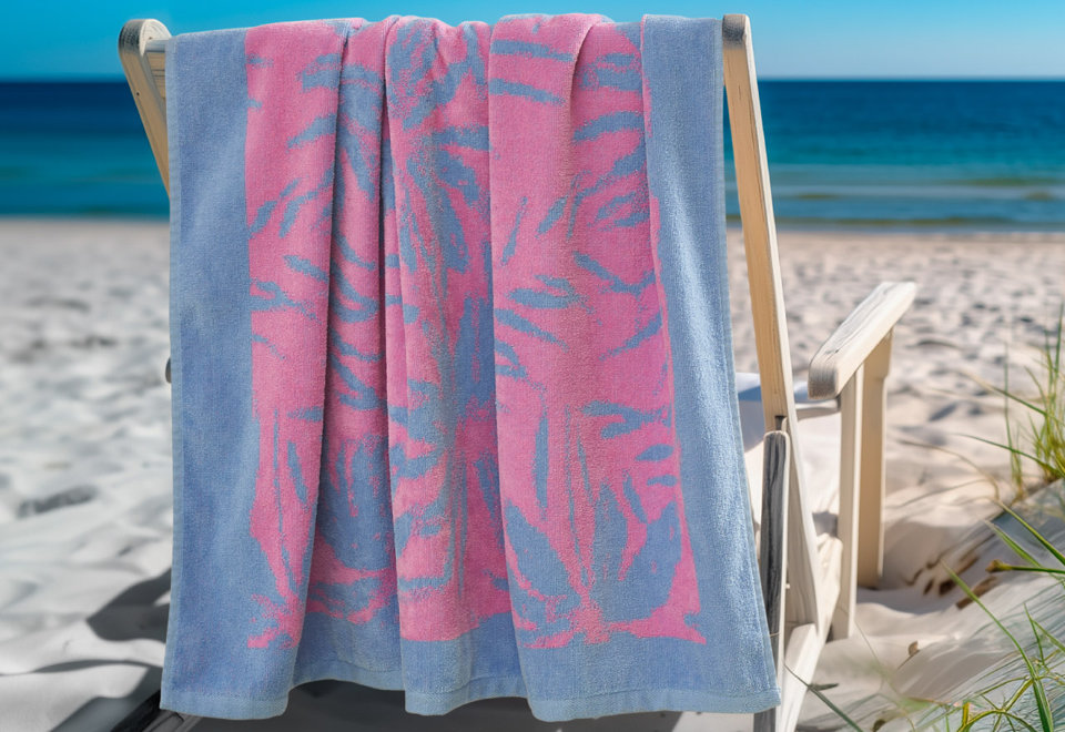 Palm Bliss Beach Towel
