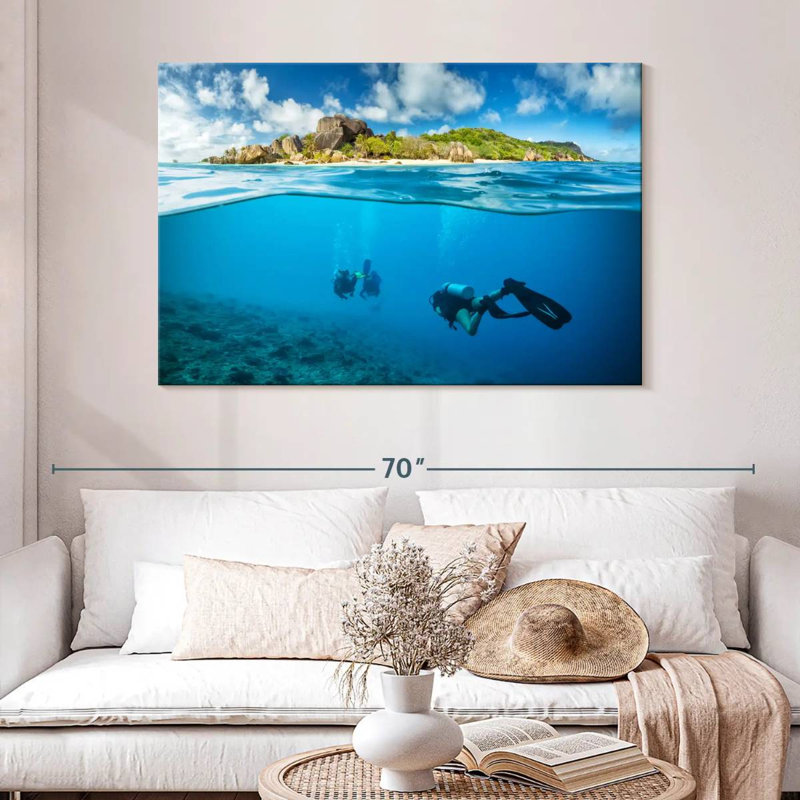 Sireci Diving, 32" H x 48" W