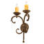 Lampe murale bougie 2 lumières Griffing