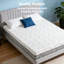 Grand matelas en mousse japonaise Airlie de 12 pouces avec confort ultra respirant et soutien zoné