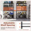 121cm W Metal Bookcase