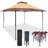 Suntime 13 x 13 Ft Instant Pop Up Canopy Portable Commercial Gazebo Tent, Khaki