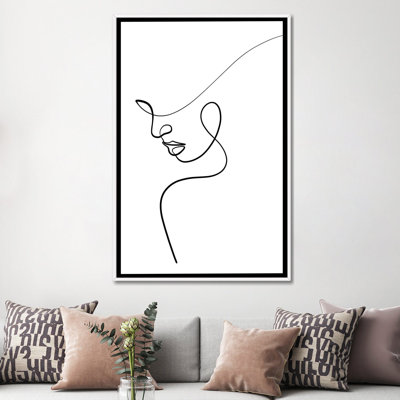 «One Line Woman» par Dane Khy - reproduction de dessin