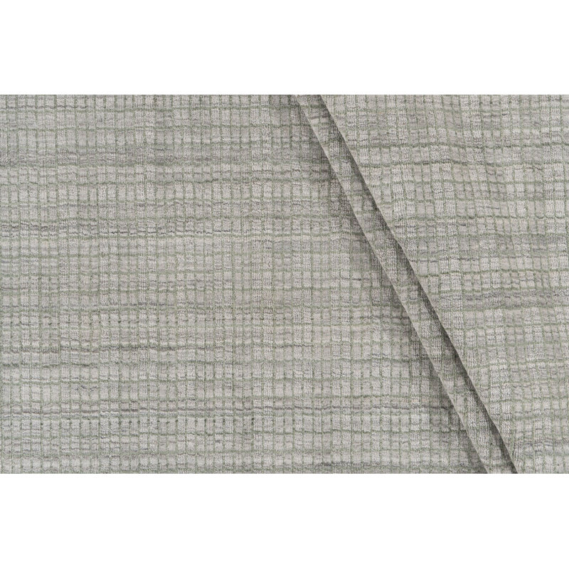 Hand Loomed Plaid Area Rug in Green