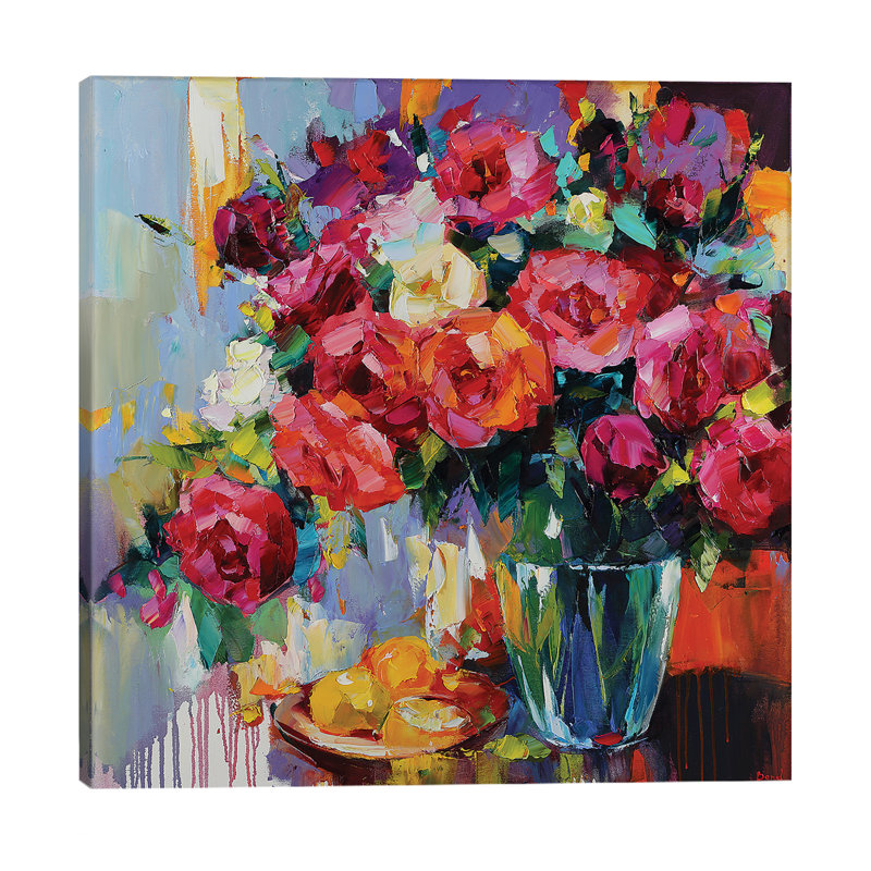 Our Summer by Tatyana Yabloed - Wrapped Canvas Painting, 45.72 cm H x 45.72 cm W x 1.91 cm D