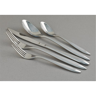 Ensemble de couverts 20 pièces en acier inoxydable 18/10 Fontur Platinum, service pour 4