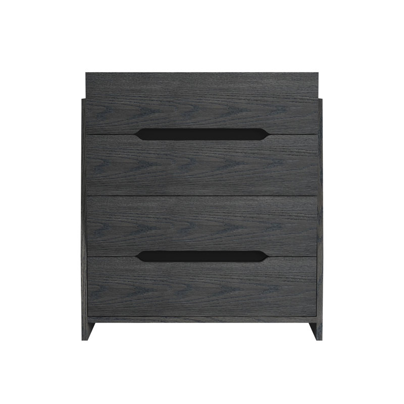Commode 4 tiroirs Itsumi, Noir