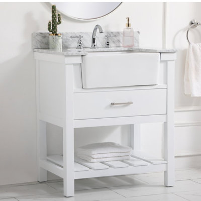 Meuble-lavabo simple 30 po Pelaghia