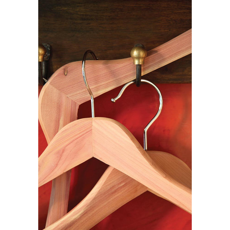 Cedar Non-Slip Standard Hanger for Suit/Coat