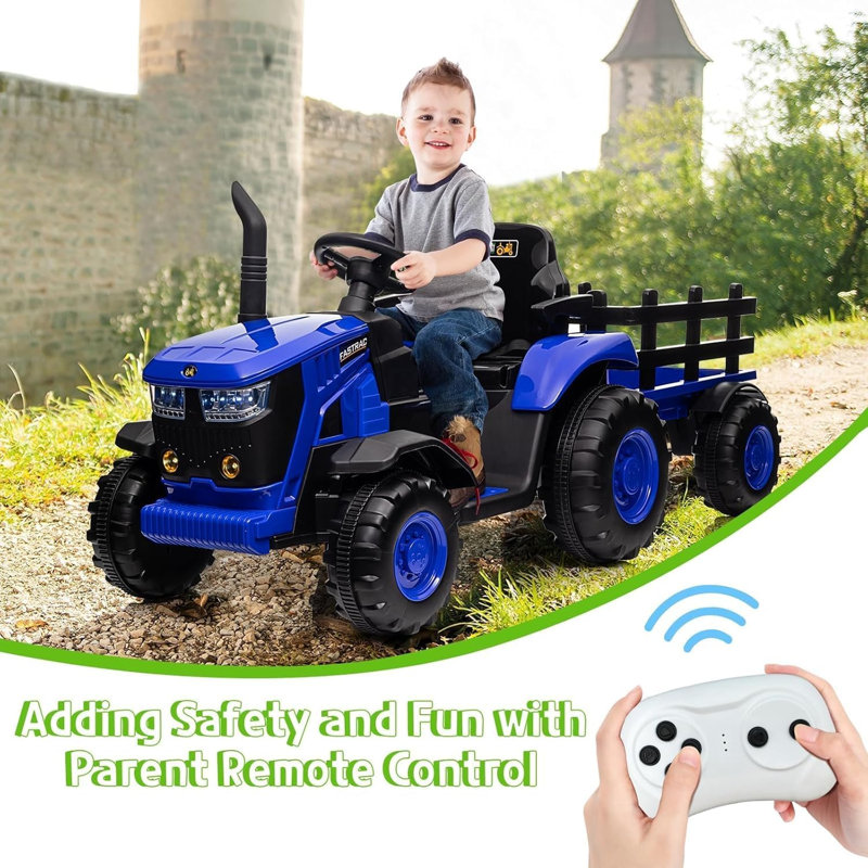 ZACOO Battery Powered Ride On, Blue