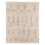 Jaipur Living Llara LEO12 Handmade Stripes Tan Area Rug (9'x12')