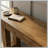 63'' Long Console Table, Farmhouse Entryway Table with Storage, Native Wood Grain Tree Scars, Wooden Rectangular Sofa Table Behind Couch for Entrance, Hallway, Living Room, Foyer (Natural Wood)