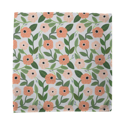 Cadance 100% Cotton Floral Square Napkin