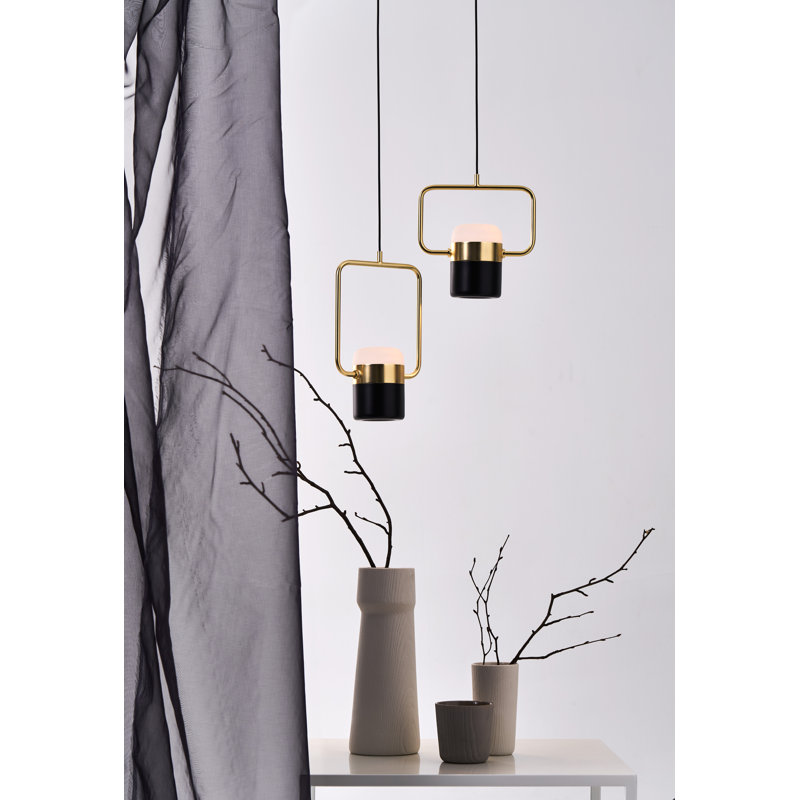 Ling 1 - Light Pendant, 6.8" H x 7" W x 3.1" D