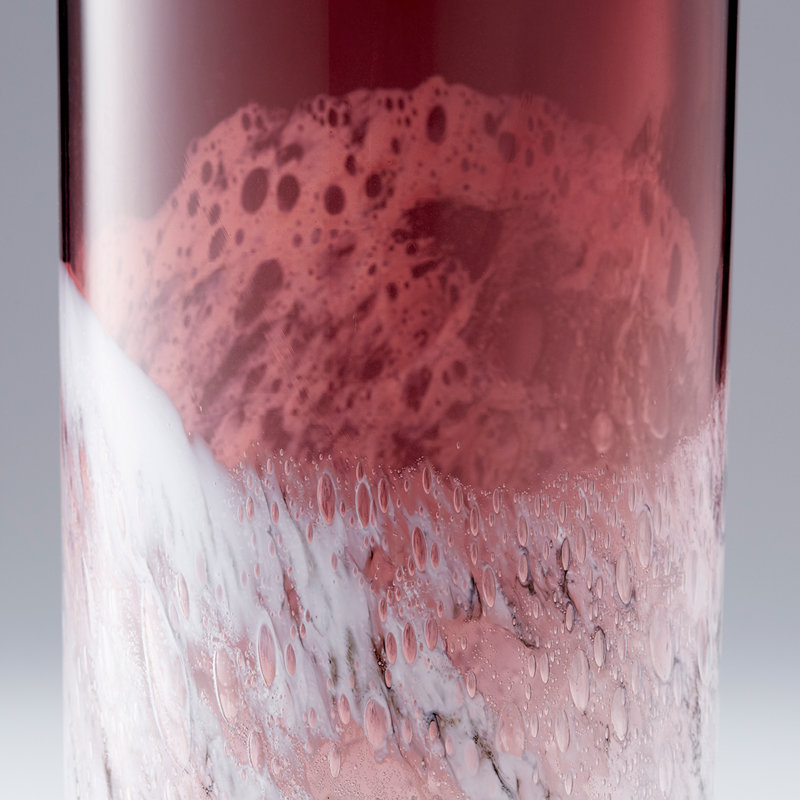 Perdita Glass Table Vase, 17.75" H x 6" W x 6" D