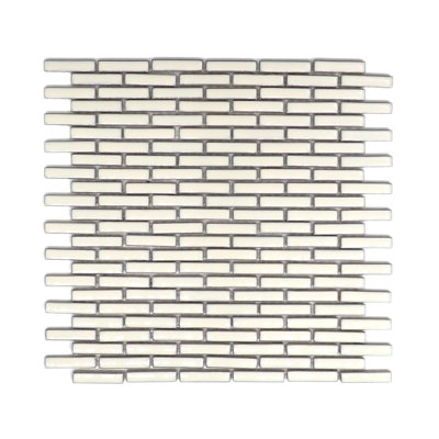 Regala™ 12" x 12" Porcelain Brick Joint Mosaic Wall Tile