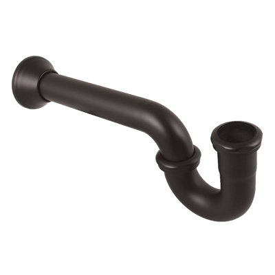 Kingston Brass 1-1/4" (Or 1-1/2") X 1-1/2" P-Trap With Bell Flange, 13-1/16" Length, 18 Gauge