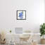 «Blue Hydrangeas in Leaf Vase», art mural par Lucille Price-158530629-158530630