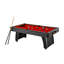 Table de billard Fat Cat Tucson 7' ​​avec billes de retour et surface de jeu rouge-134023921