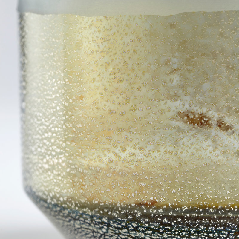 Alchemy Glass Table Vase, 11" H x 7.75" W x 7.75" D