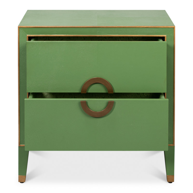 Gabriella 2 - Drawer Nightstand, Watercress Green