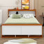 Lit plateforme double avec lit gigogne-427107570