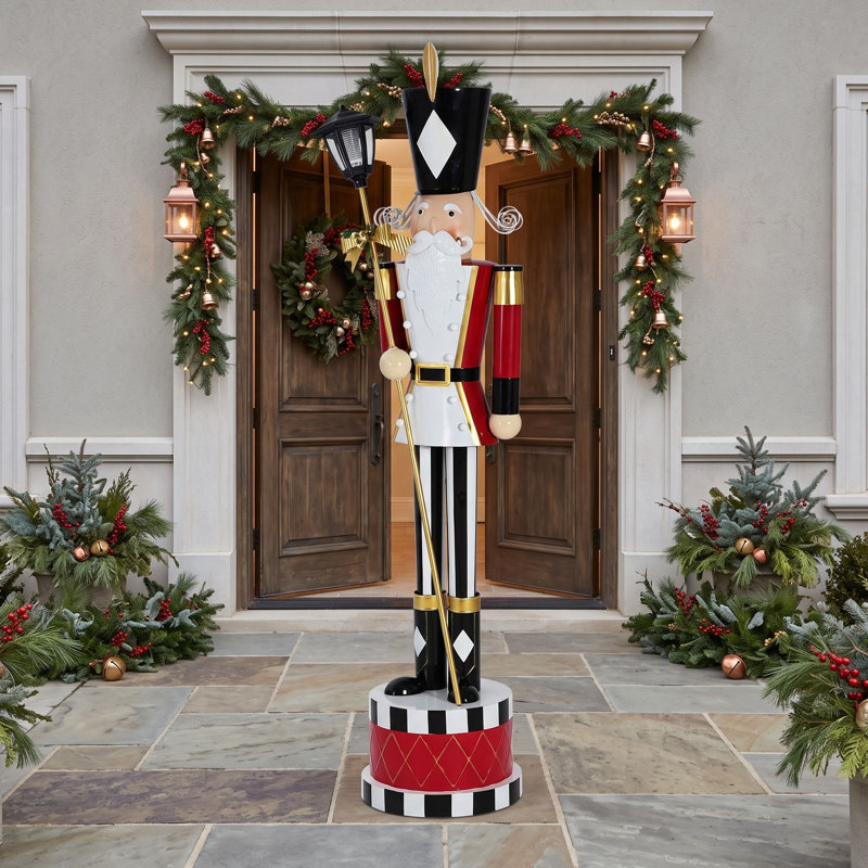 Metal Nutcracker for Holiday Decor
