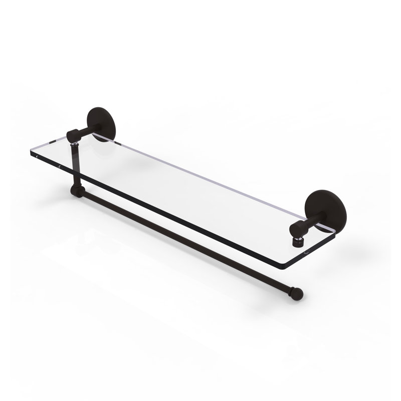 Dalston Bracket Shelf with Towel Bar, Oil Rubbed Bronze