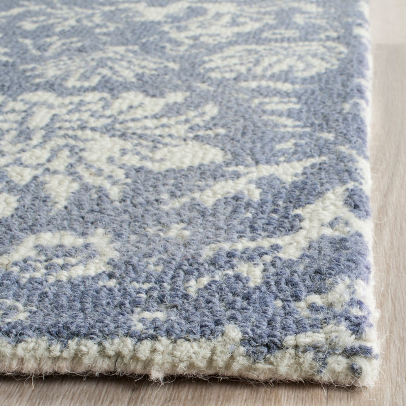 Ellicottville Restoration Vintage Hand Tufted Wool Floral Rug, Rectangle 2' x 3'