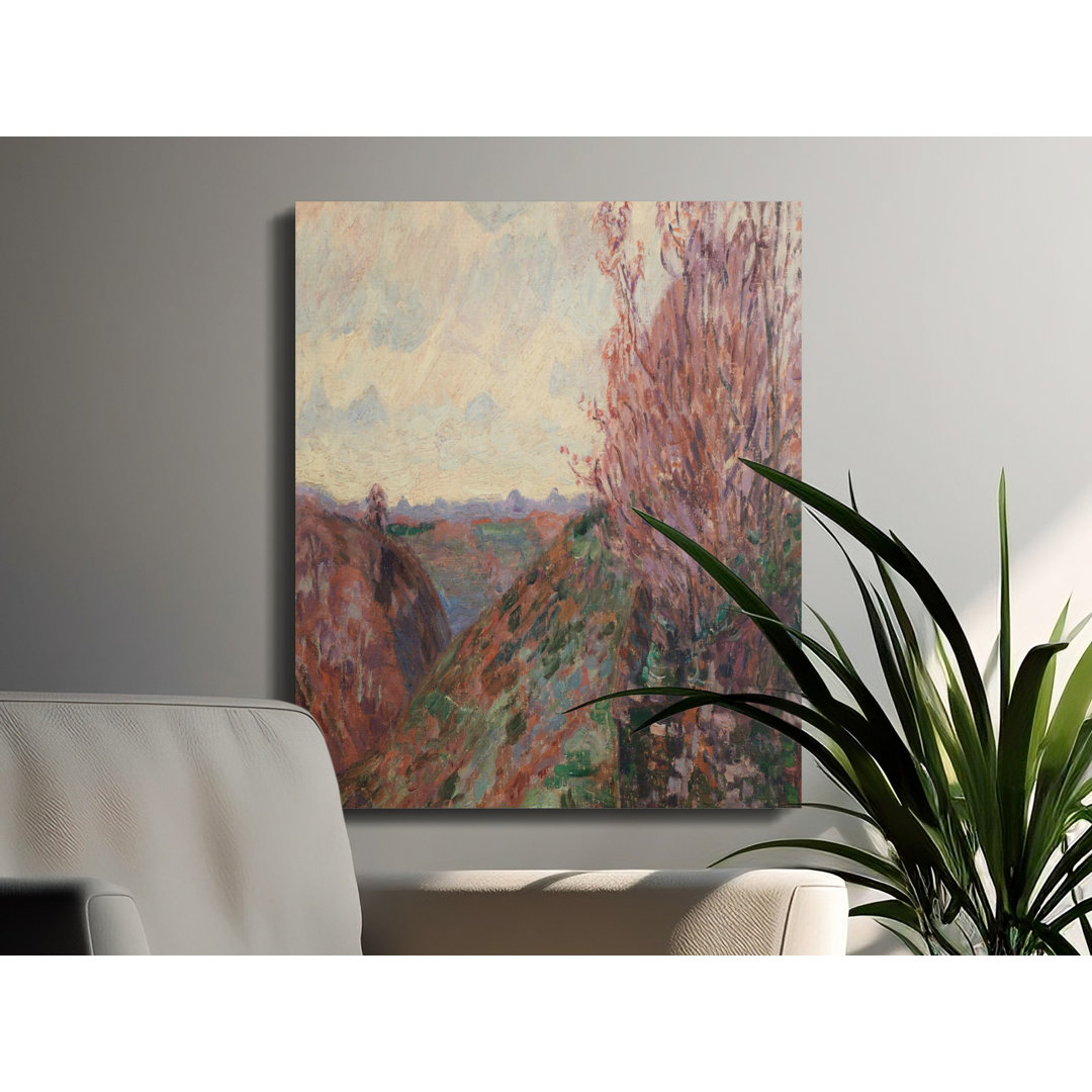Impressionist Landscape Canvas Art, Gallery Wrapped Print, Vintage Style Wall decor, Ready to Hang, Archival Quality, Rustic Home Decor