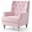 Charmant fauteuil traditionnel à accoudoirs ronds-2028207014