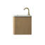 Ensemble de meuble-lavabo simple 24 po avec plateau en pierre d'ingénierie Liljan-571111586