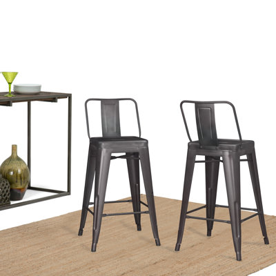 Tabouret en métal Rayne