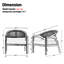 Chaise d'appoint rembourrée Cane-130829516