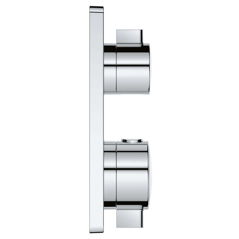Grohtherm® Single Function 2-Handle Thermostatic Trim, Chrome