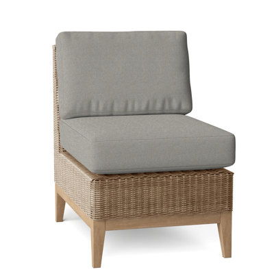 Frances Outdoor Armless Lounge Chair