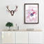 A Butterfly Upon A Flower In Abstract - Single Picture Frame Painting-55457351-55457341