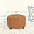 Upholstered Button Tufted Round Ottoman
