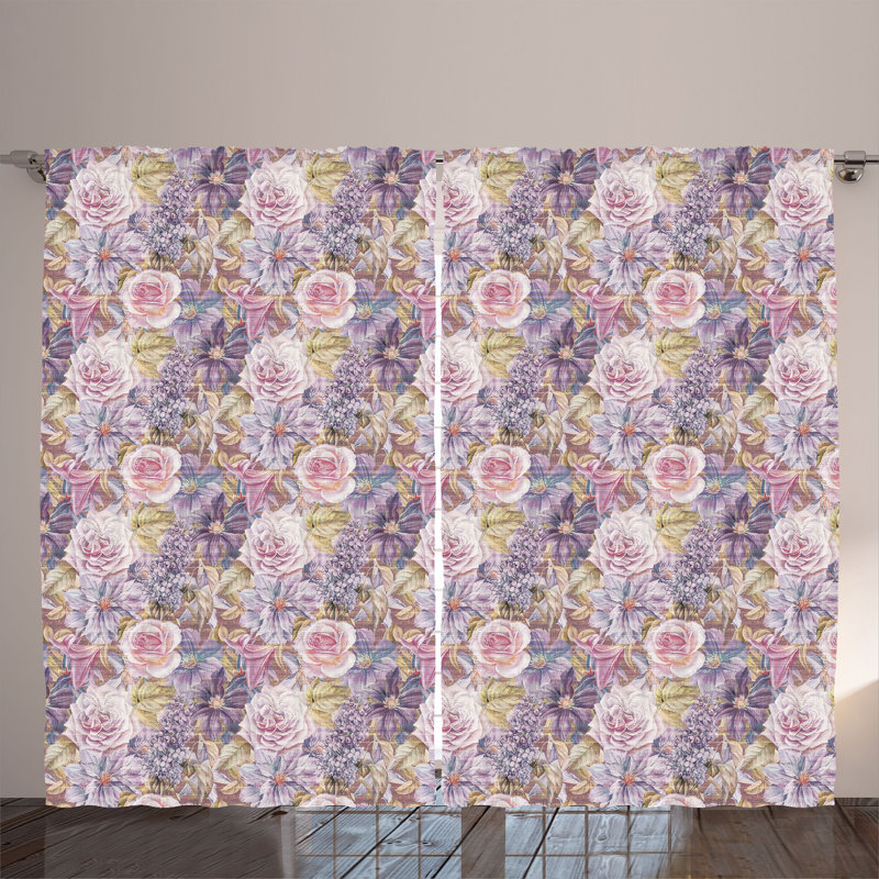 Semi Sheer Curtain Pair