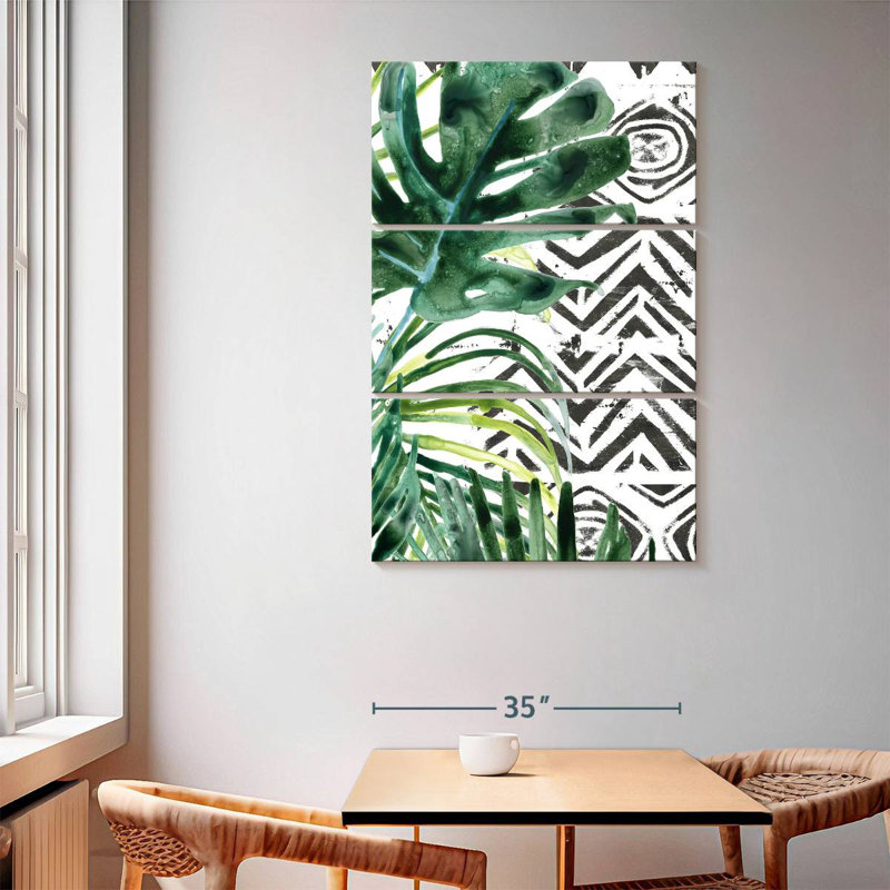 Motif de palmier Harnek II, H 65 po x l 42 po