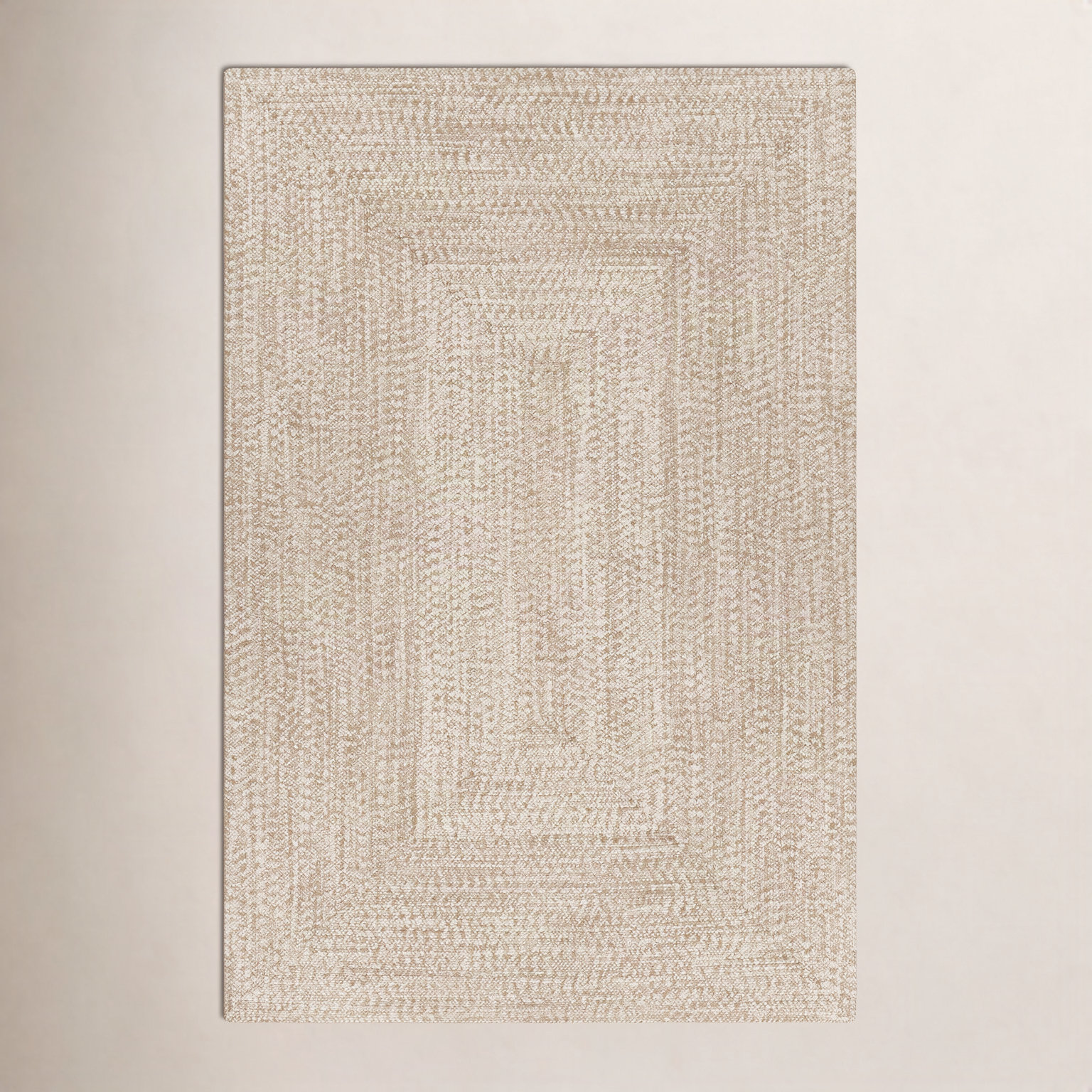 Leroux Beige Outdoor Rug, Rectangle 8'6" x 11'6"