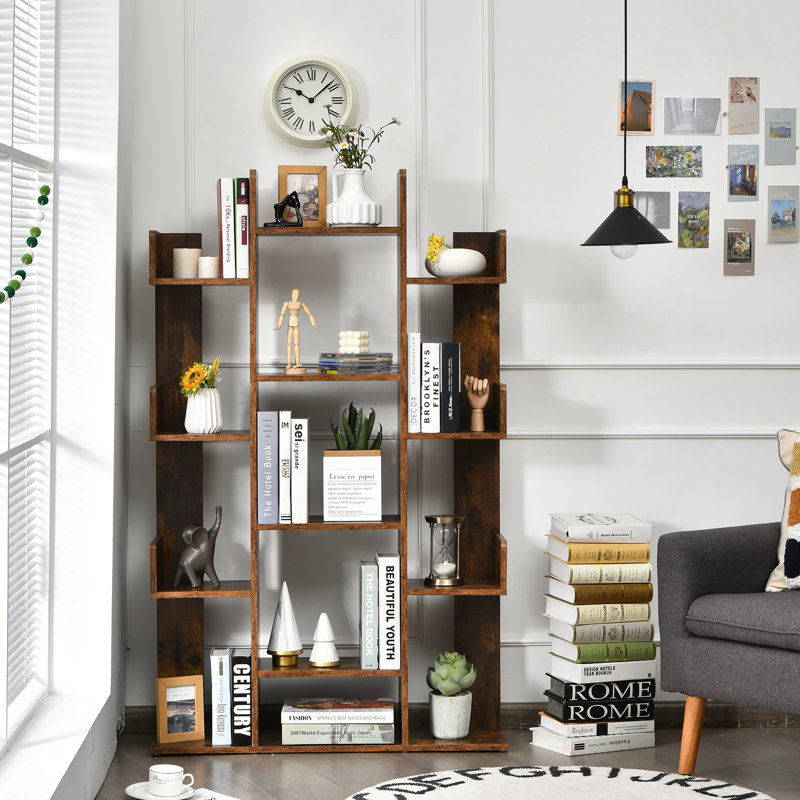 Rote 140.5 cm H x 86 cm W Library Bookcase