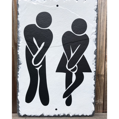 Ladies and Gents Bathroom Sign