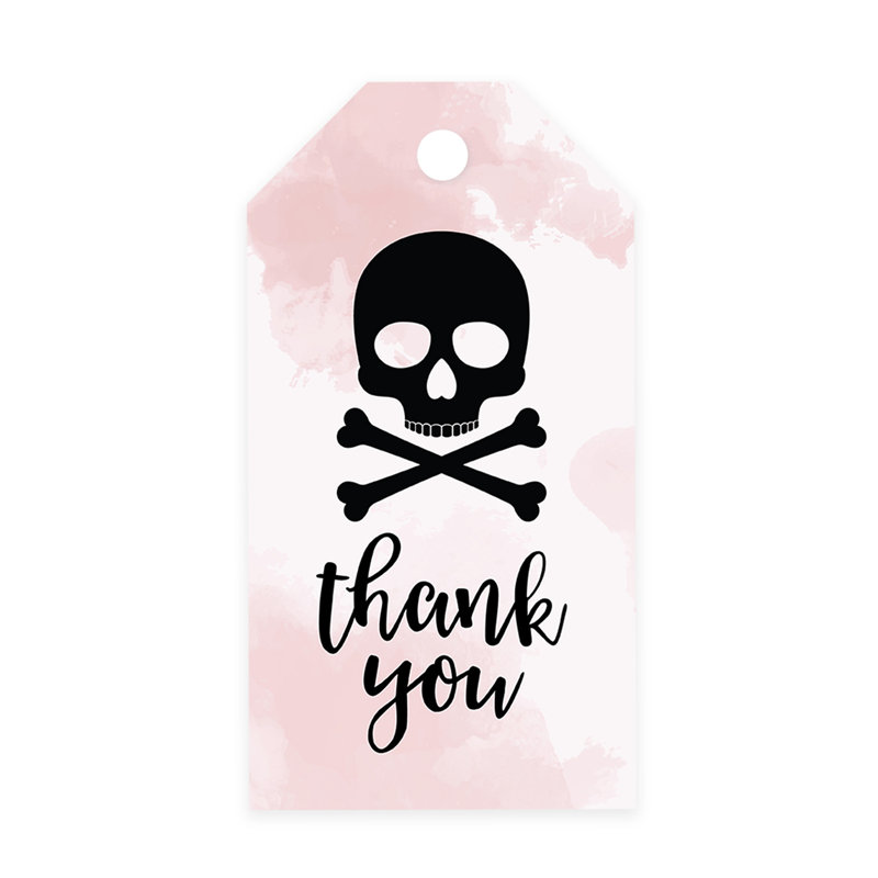 Sacs-cadeaux jetables en papier Skull