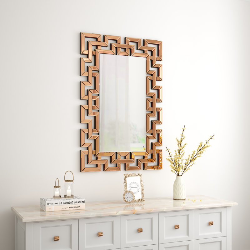 Faustine Rectangle Asymmetrical Wall Mirror