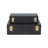 Lusan Rectangular Decorative Box Set - Black Faux Snakeskin-1678943985