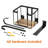 Over The Door/Wall Mount Ironing Board Hanger, Laundry Room Iron And Ironing Board Storage Holder-114627384