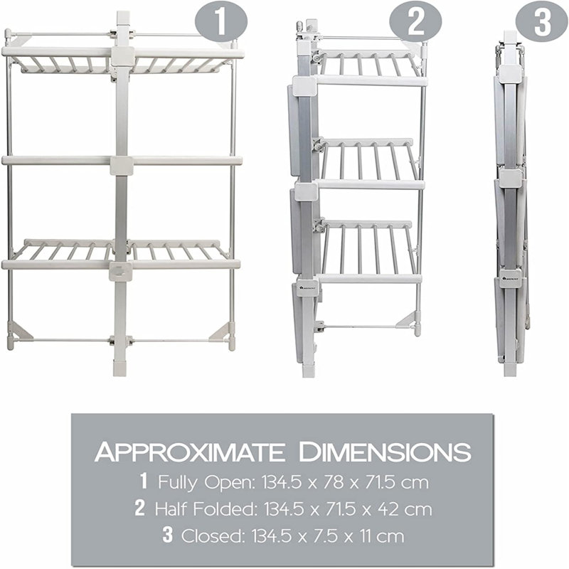 Aluminum Freestanding Drying Rack