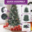 Arbre de Noël épinette 6 pi avec éclairage réglable et pommes de pin 6 pi-1214553033