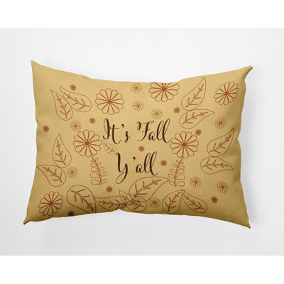 Coussin intérieur / extérieur It's Fall Y'all